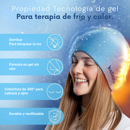 Gorro Terapéutico Frío para Migraña y Relajación
