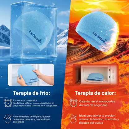 Gorro Terapéutico Frío para Migraña y Relajación