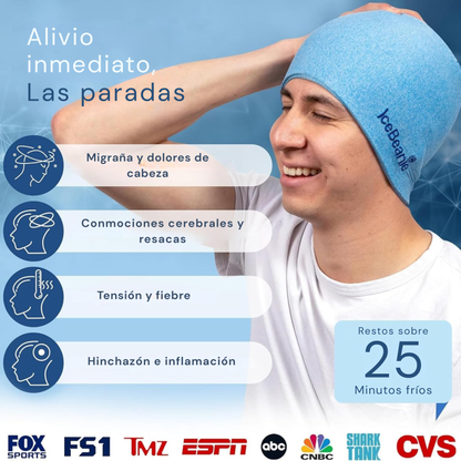 Gorro Terapéutico Frío para Migraña y Relajación